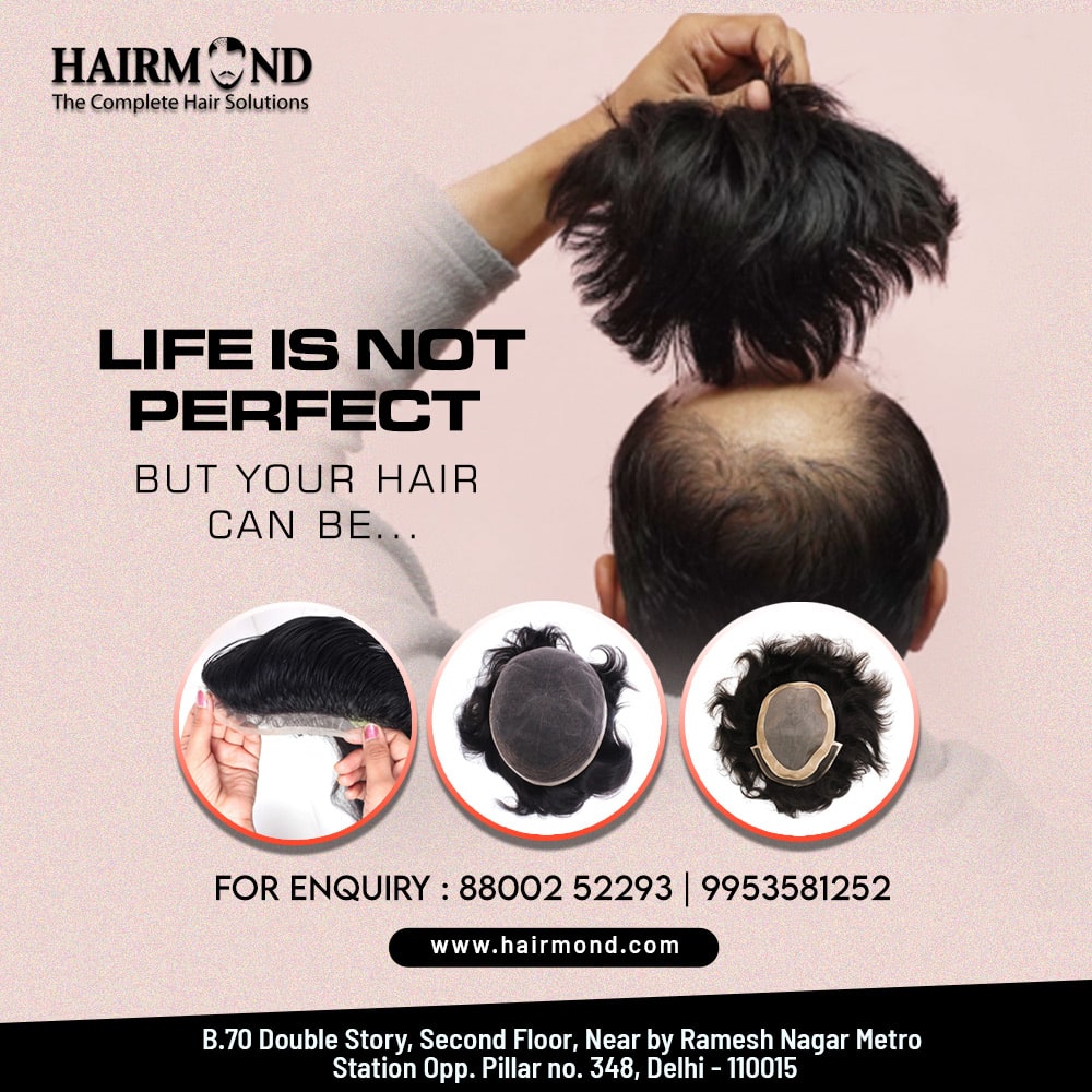 Human Hair Wigs In Delhi | Real Hair Wigs | Best Hair Patch Service In Delhi  | Wig Shop In Delhi - YouTube